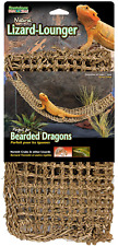 Reptile Lizard Lounger Natural For Anoles Bearded Dragons X Large Hammock NEW