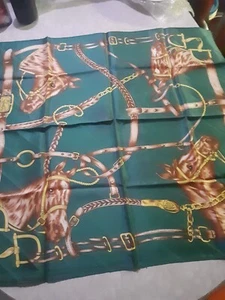 Womens horse silk scarf  - Picture 1 of 5