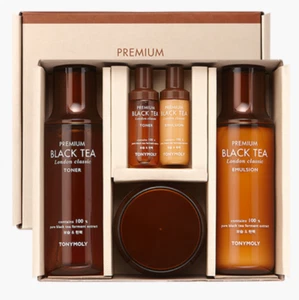 Tonymoly Premium Black Tea London Classic 3pcs Set Moisturizing K-Beauty - Picture 1 of 12