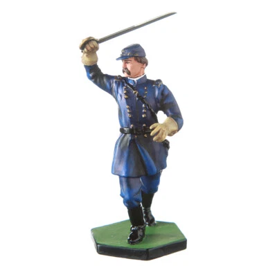 Juguete de hojalata soldado guerra civil de Estados Unidos norteños general Joshua Chamberlain 54 mm #CW21 Foto 1 de 2
