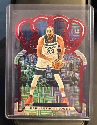 2024 Karl-Anthony Towns 12 Crystal Crown Royale - Image 1 of 2