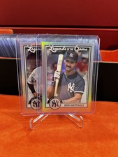 Don Mattingly & Babe Ruth Topps Legends Of The Game, New York Yankees (2 Cards)
