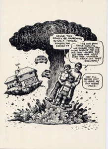 Crumb•Sin título•Guerra nuclear de Rusia•Tarjeta postal artística - Imagen 1 de 1