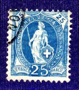 1901-1903 Switzerland SC# 94a - Helvetia - Used - Picture 1 of 2