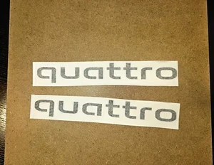 2x audi quattro aufkleber - Bild 1 von 1