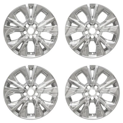Tapacubos cubiertas de rueda cromadas de 18" para Toyota Highlander LE XLE 2014-2019 (JUEGO DE 4) Foto 1 de 3
