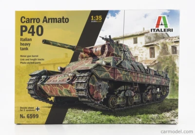 CARRO P40 ITALIAN HEAVY TANK   scala 1:35 ITALERI 6599 - Immagine 1 di 2