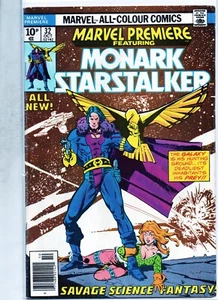 Marvel Premiere 32 Monark Starstalker Comic Mid FN/VF 7.0 Bag Board 1976 Key Fun - Picture 1 of 1