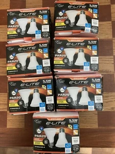 Euri E-Lite 5.5 Watt LED Spotlight PAR20 Soft White 500 Lumens Pack Of 7-14 Bulb - Picture 1 of 13