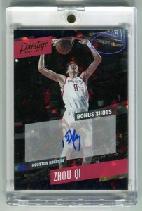 Zhou Qi 2017-18 Panini Prestige Bonus Shots ROOKIE Signature CRYSTAL Auto RC 1/1 - Picture 1 of 2