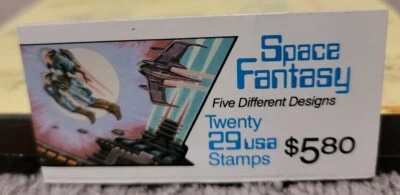 Scott #BK207 Space Fantasy Booklet of 20 stamps - MNH PC#6 - Image 1 of 2
