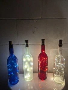 Lighted Wine Bottles Home Decoration Accent Lighting Wedding Favors - Picture 1 of 5