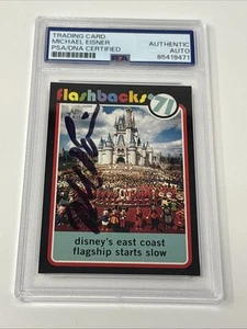 2020 Topps Heritage Disney Michael Eisner Signed Auto Trading Card #NF-1 PSA DNA - Picture 1 of 3