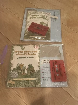 Frog & Toad Are Friends Book/ Audio Cassette Tape Days With Frog And Toad Foto 1 de 2