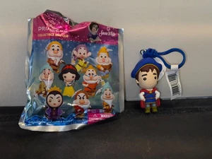 Disney Princess Classic Snow White Prince Florian Chase Foam Bag Clip Keychain - Picture 1 of 1