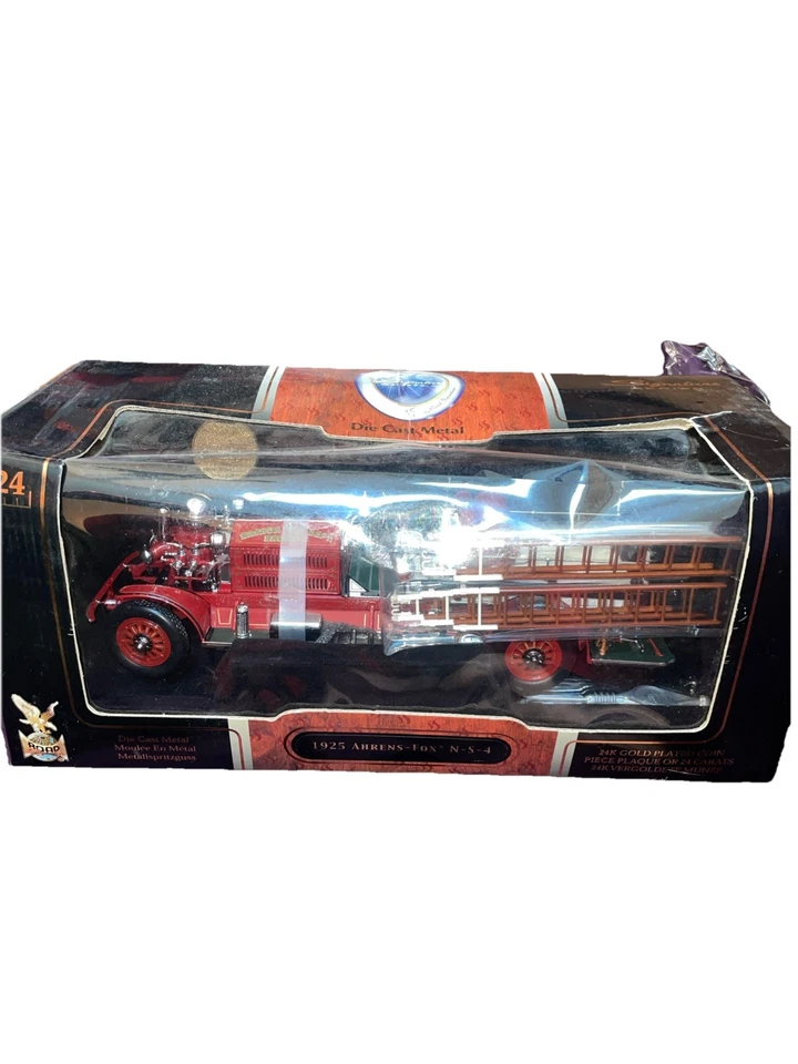 NEW 1925 Ahrens-Fox N-S-4 Fire Truck Red 1:24 Scale Road Signature YAT MING SEAL - Image 1 of 2