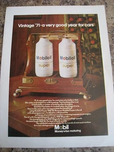 VINTAGE '71 A VERY GOOD YEAR FOR CARS MOBIL MONEYWISE MOT 1971 ADVERT A4 FILE 48 - Picture 1 of 1