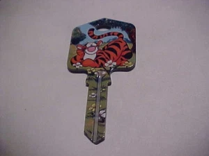 Disney Tigger from Winnie the Pooh Brand new blank uncut  House Key LW 4 - Picture 1 of 2