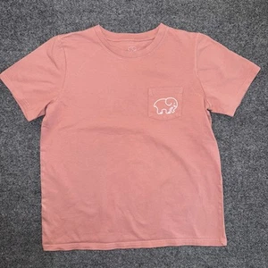 Ivory Ella T-Shirt Girl's Large Peach Short Sleeve Cactus Print With Pocket - Picture 1 of 6