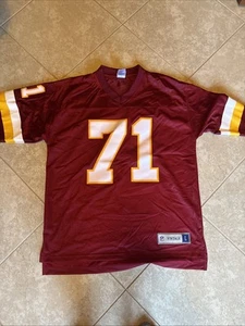 NFL PRO LINE VINTAGE Mens Large  Washington Redskins Charles Mann Jersey 71# - Picture 1 of 6