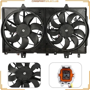 Conjunto de ventilador de refrigeración condensador radiador eléctrico diestro para Nissan Rogue X-Trail - Imagen 1 de 7