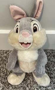 Disney Babies Thumper Bambi Plush Baby Gray Bunny Rabbit 10" Stuffed Disney Park - Picture 1 of 7