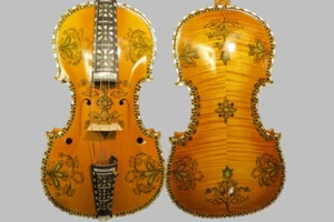 Deluxe fancy Norwegian fiddle 16" viola (4*4 STRINGS) profession Concert #14741 - Picture 1 of 10