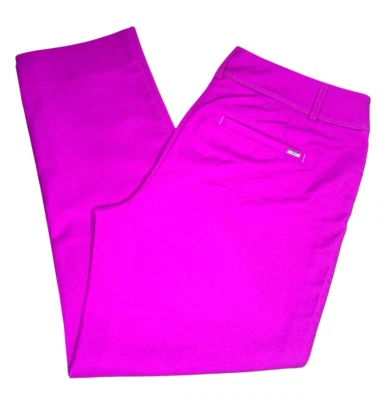 Calça de tornozelo fina magenta White House Black Market, tamanho 8R – moderna e elegante - Imagem 1 de 4