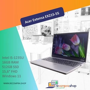 Acer Extensa EX215-55 - i5-1235U - 16GB - 512GB SSD - 15,6" - Windows 11 - Imagen 1 de 10