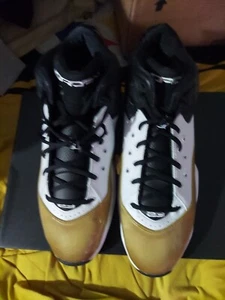 Größe 13 - Jordan B'Loyal White Black Gold NEU mit Karton - Bild 1 von 8