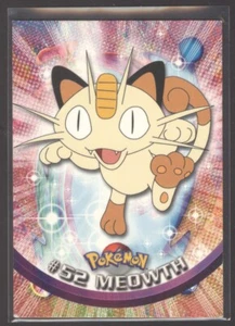 #52 Meowth | 1999 Pokémon TV Anime S1 | EX | Black Logo - Picture 1 of 2