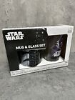 STAR WARS PINT GLASS AND MUG SET COLLECTIBLE NEW NEVER USED, Gift Set. Sealed