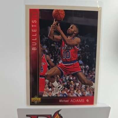 1993-94 Upper Deck - #29 Michael Adams Washington Bullets  - Image 1 of 4