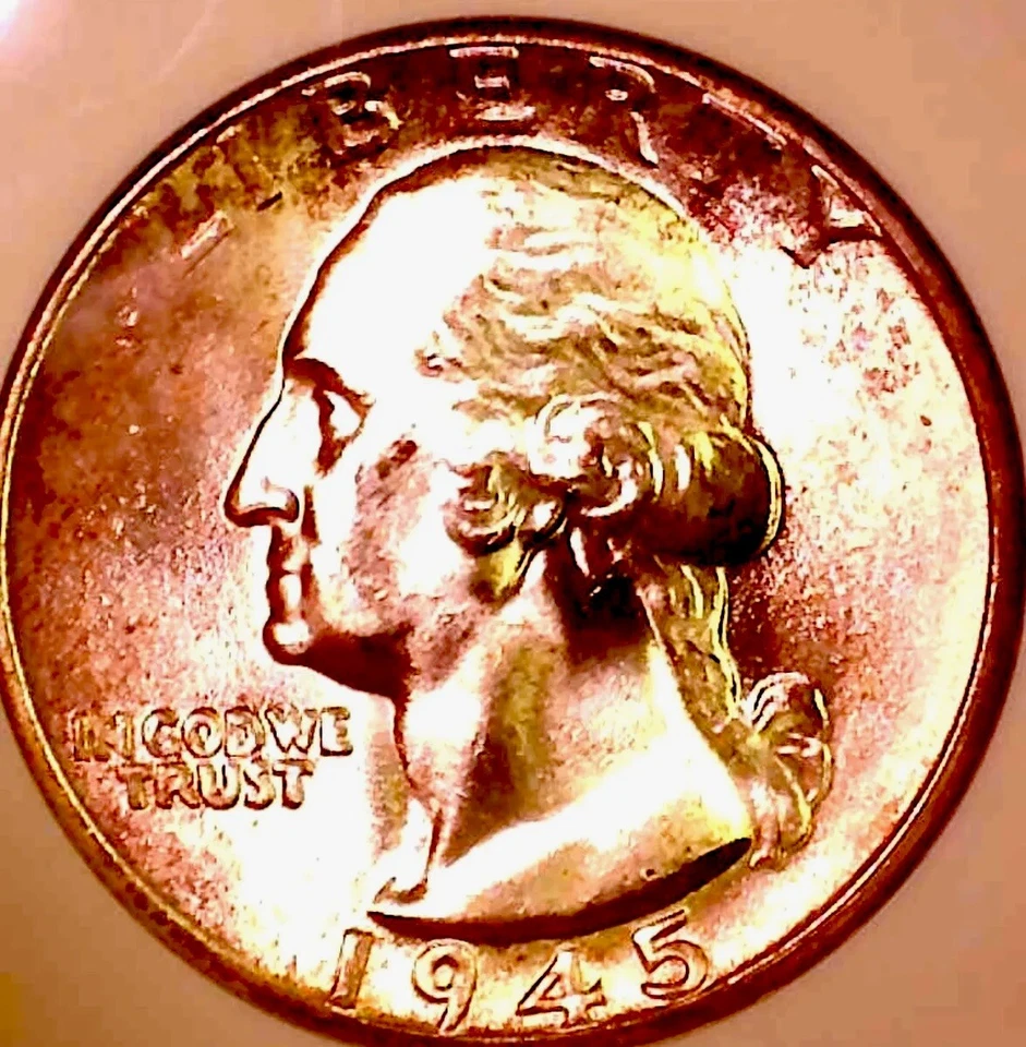 1945 DDO FS-101 Wash.Quarter. Old Anacs Holder Ms-64 Should Easily Upgrade!!! - Image 1 of 4