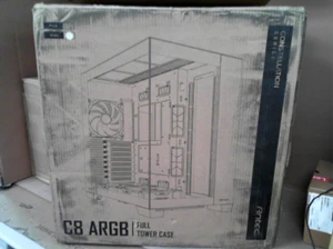 Antec C8 ARGB White, 2x TQR 160mm & 1x TQ 140mm ARGB PWM Fans - Picture 1 of 1
