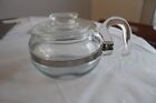 Vintage Pyrex Flameware Glass Coffee Teapot 8446-B 6-Cup Locking Lid