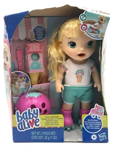 Baby Alive Roller Skate Baby 14-Inch Doll Blond Hair, Blue Eyes Collection - Picture 1 of 10