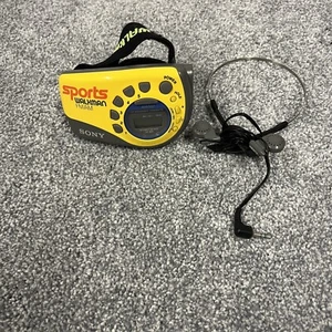 Vintage Sony SRF-M78 Sports Walkman FM/AM Radio + Arm Band + Headphones - Picture 1 of 7