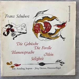 SCHUBERT: Lieder - Elly Ameling / Demus (EP harmonia mundi HM 17 050 / Mono /NM) - Bild 1 von 3