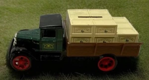 ERTL John Deere Delivery Truck Die-Cast Bank with Key - Picture 1 of 3