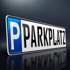 Parkplatzschild mit Wunschtext | Parkplatz Kennzeichen | Wunschkennzeichen | DHL