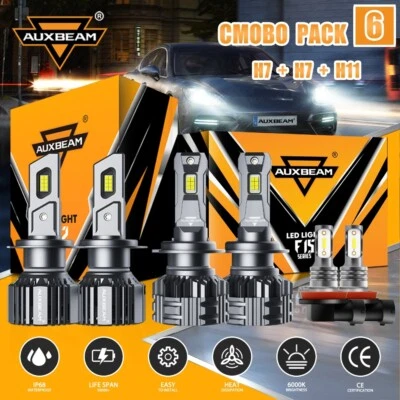 Faros LED AUXBEAM 110W 90W H7 H11 Bombillas para Mercedes-Benz B200 2006-2011 Foto 1 de 4