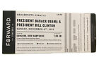 2012 President Barack Obama & Bill Clinton New Hampshire Campaign Ticket