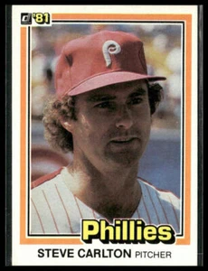 Steve Carlton #33 1981 Donruss Philadelphia Phillies - Picture 1 of 2