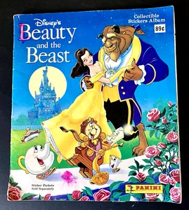 ÁLBUM DE PEGATINAS COLECCIONABLES DE LA BELLEZA Y LA BESTIA DE DISNEY COMPLETO TODAS LAS PEGATINAS - Imagen 1 de 9