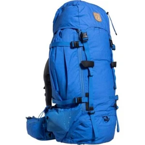 New Fjallraven Kajka 65 Hiking Backpack Blue Men/Women Torso 17-23" CU - Picture 1 of 5