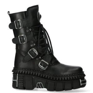 New Rock Nomad Unisex Leather Boots - M-WALL373-S10 • Ships in 2-4 Weeks • Go... - Picture 1 of 8