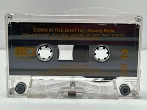 Vintage Bounty Killer Down In The Ghetto Cassette Tape VPCT1403 - Imagen 1 de 4