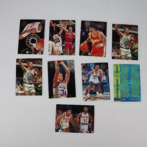 9x NBA 94-95 Topps Stadium Club trading cards Basketball draft 1994 1995 - Picture 1 of 17
