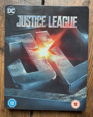 JUSTICE LEAGUE STEELBOOK Blu-Ray 3D + 2D Blu-ray + digital download - Image 1 of 4